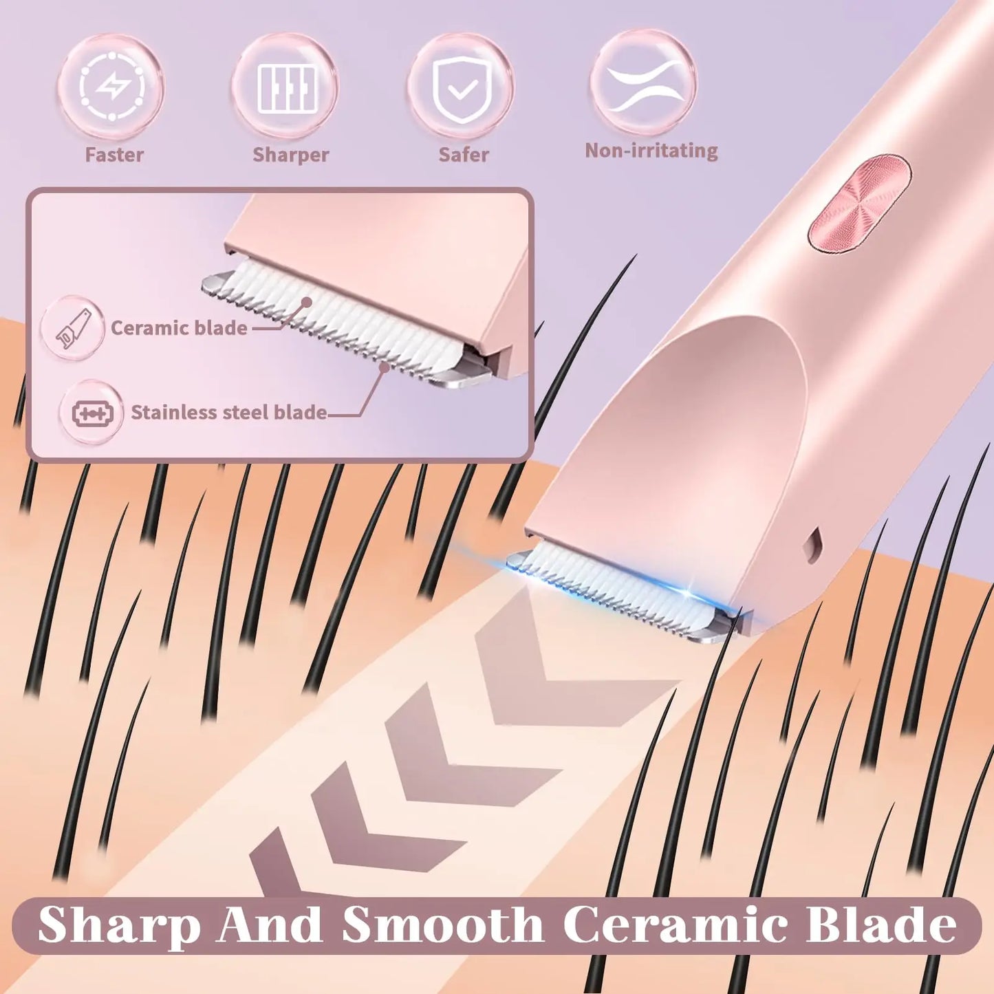2 in 1 Auramure SoftTouch Trimmer & Shaver