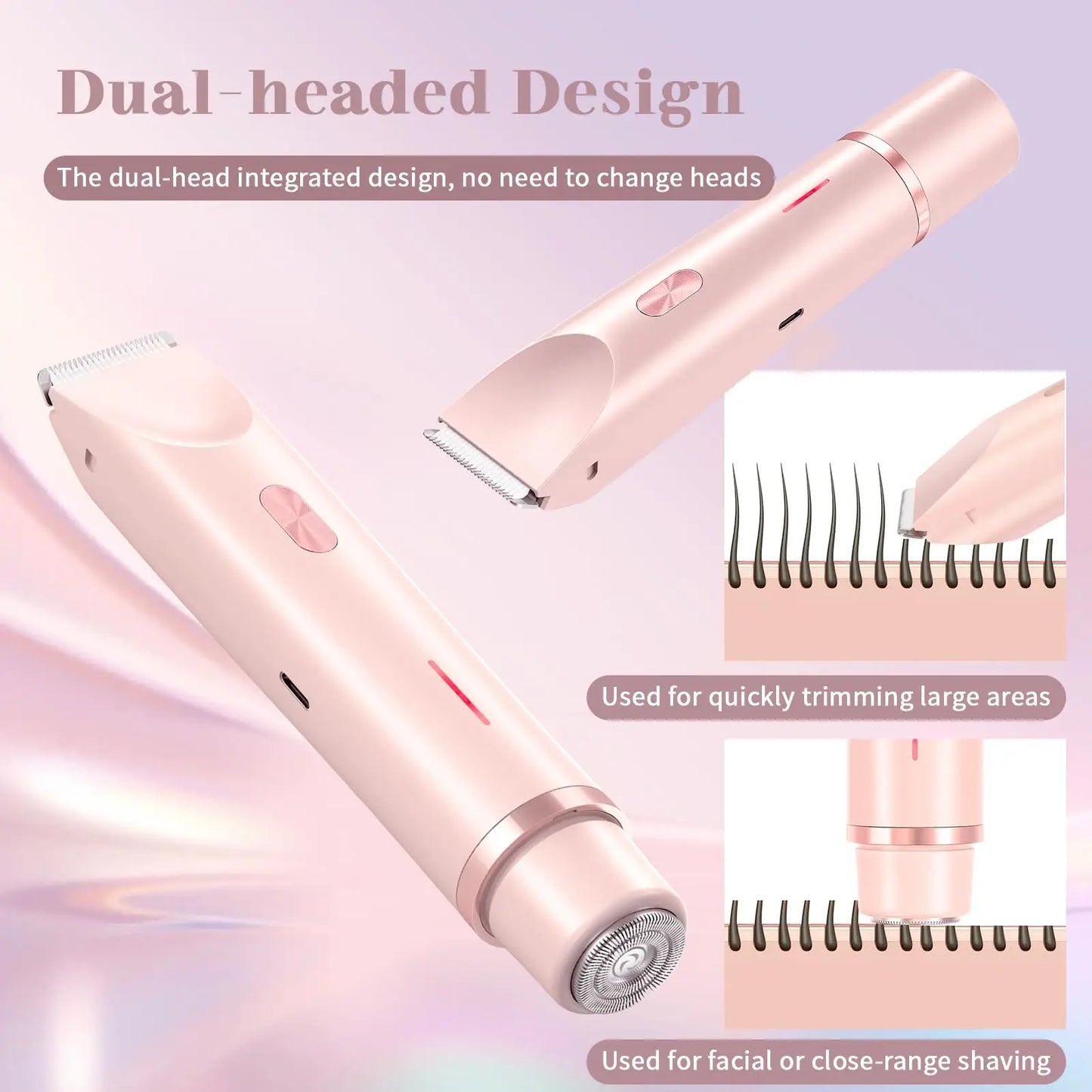2 in 1 Auramure SoftTouch Trimmer & Shaver